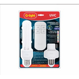 Kit Lamp. Uvc Germicida 2u T4 14w 110v E27 Com Timer E Cont