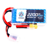 Bateria Lipo 2200mah 11.1v 3s 30c-60c Xt60 Aero Drone Heli