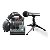 Podcastudio Behringer Kit Completo Home Studio Usb