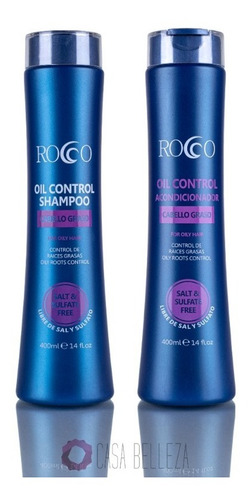 Rocco® Shampoo +acondicionador Oil Control Sin Sal 400ml