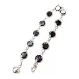 Pulsera Plata 925 Joyas Onix Llamador De Angeles Ppl155