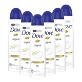 Kit 6 Desodorantes Dove Antitranspirante Original 150ml