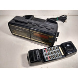 Rádio Relógio Telefone Soundesign 7580blk - Com Defeito 