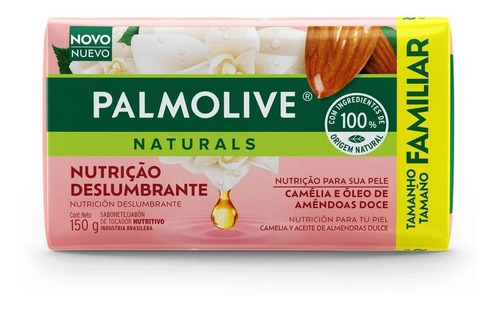 Sabonete Palmolive Nutrição Deslumbrante 150g Kit C/24