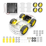 Chasis De Carro Kit Arduino, 4 Llantas !