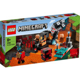 Kit Lego Minecraft El Bastión Del Nether 21185 300 Piezas