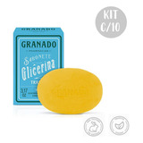 Kit C/10 Sabonetes Em Barra 90g Glicerina Vegetal Granado