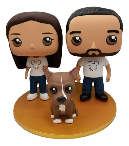 2 Funkos Pop Personalizados Con 1 Mascota Y Caja