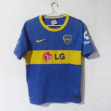 Camiseta Boca  Titular 2013 Nike Original Talle M Niño