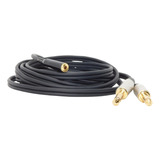 Cable Miniplug Hembra Estereoa 2 Plug Mono 1 Mts Hamc