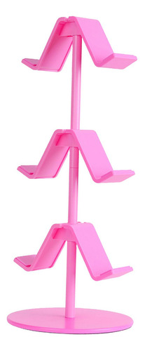 Soporte Para Controlador De Juego, Base 3 Niveles Rosa