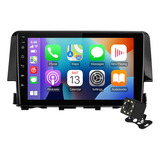 9-inch Ips Touchscreen Android 10 Car Stereo For Honda Civic