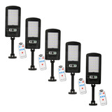 Lámpara Solar Suburbana Led 25w 2250lm Con Control Pack 5