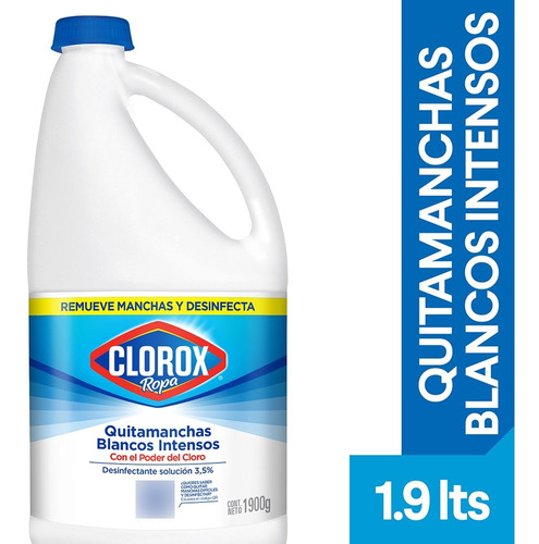Quitamanchas Clorox Blancos Intensos 1900 Gr