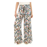 Pantalon Mujer Mar Y Posa Print Crudo Haka Honu