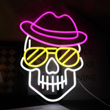 Nordstylee Letrero De Neon Con Calavera Led Divertida Para H