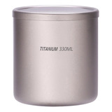 Vaso Doble Pared Titanio 220ml/330ml/450ml/550ml Café Té Hog