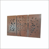 Chapa Perforada Panel Decorativo Corte Laser