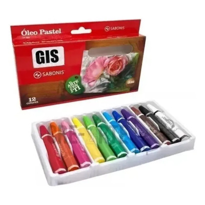 Óleo Gis Pastel Sabonis Barra Pastel Rectangular TP986 12 Colores | Meses sin interés