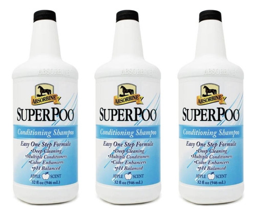 Shampoo Super Poo 946 Ml *3 Piezas*