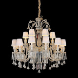 Lustre Estilo Baccarat Cristal Pingentes Alta Decoração Luxo