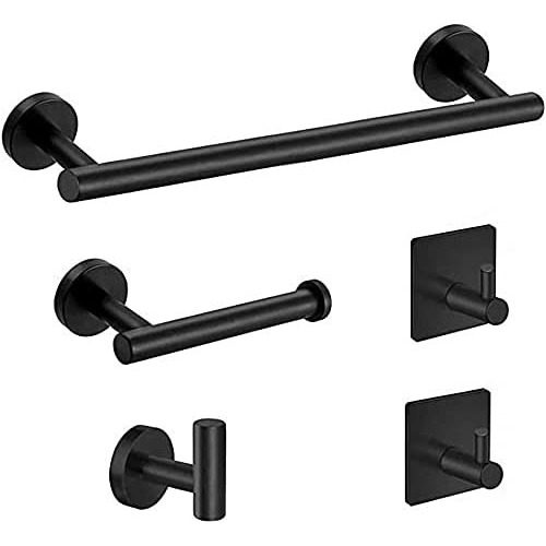 Juego De Accesorios De Baño Ganchos Para Toallas De Baño 5pc