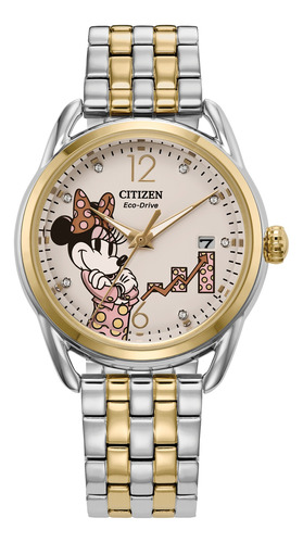Reloj Citizen Disney Dama Empowered Minnie Mouse Fe6084-70w