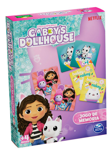 Jogo De Memória Gabby's Doll House