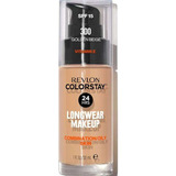Base Liquida Revlon Colorstay Longwear Makeup Golden Beige 3