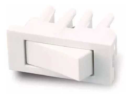 Modulo Punto Cambre Tecla Simple Siglo Xxi Cod 6900 Color Blanco Corriente Nominal 10 A Voltaje Nominal 220v