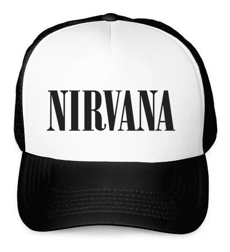 Gorra Unisex De Malla Nirvana Punk Rock Grunge Kurt Cobain