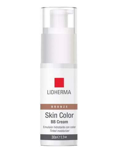 Skin Color Bb Cream Bronze Emulsión Hidratante Color Lidherm