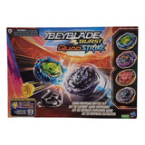 Beyblade Burst Quad Strike Estadio Juego Batalla Color Marrón Claro