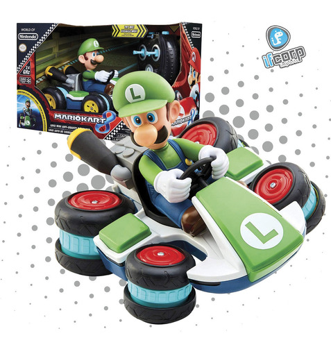 Luigi Mini Anti Gravity Rc Carro Control Remoto Mario Kart