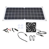 . Placa De Carga Solar 10w Kit De Ventilador De Panel .