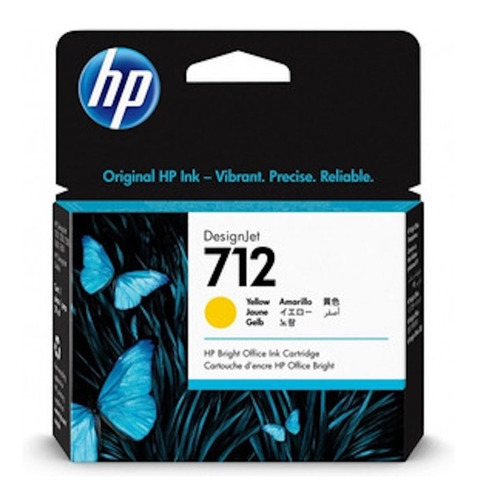 Cartucho Hp 712 Amarillo-yellow Original