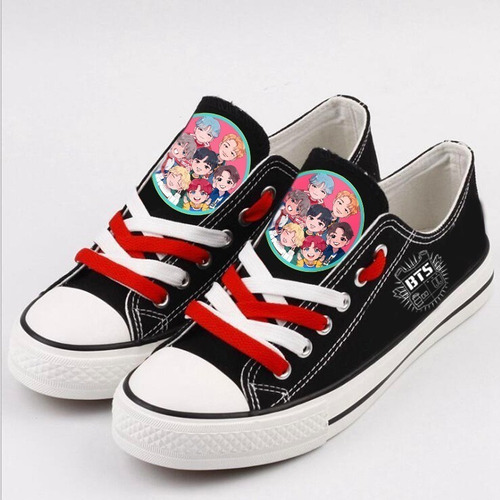 Nuevos Zapatos De Lona Kpopbts Zapatos Deportivos Clásicos