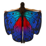 Disfraz De Alas De Mariposa Para Mujer, De Tela Suave