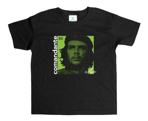 Remera Negra Che Guevara Art#4