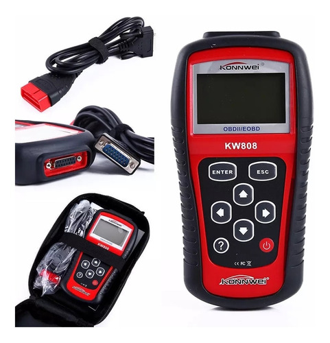 Escaner Auto Scanner Automotriz  Obdii Eobd Konnwei Kw808