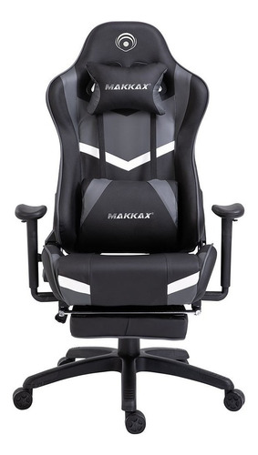 Silla Butaca Gamming Chair Makkax  Negra/gris  All1 - Makkax