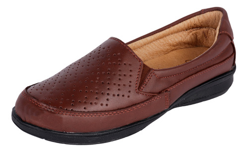Zapato Confort De Piel Color Shedron Fratello Para Mujer 816
