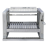 Suporte Churrasqueira Alvenaria Elevgrill 584 Inox Giragrill Cor Cinza