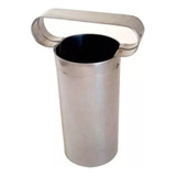 Aro Cortador Furador Central P/ Formas Bolo (10x4cm - Inox)