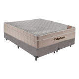 Cama Box Queen Ortobom Airtech Spring Pocket - Cinza 158x198