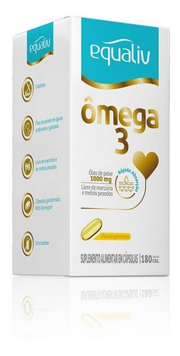 Kit Equaliv Ômega 3 Leve + Pague - 180 Cápsulas Gel