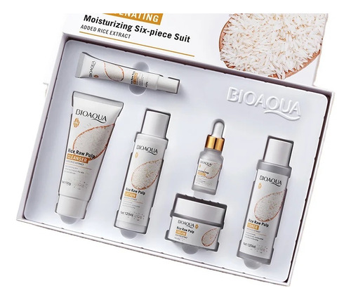  Suero De Arroz Kit 6pz Skincare Bioaqua