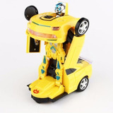 Auto Robot Transformers Con Luz Y Sonido