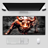 Mouse Pad Grande 90x40 Couro Gamer Desk Pad Touro Wallstreet