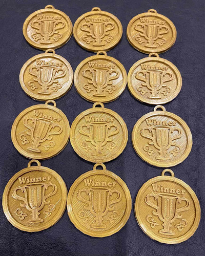 Set De 20 Medallas De Fútbol Souvenirs Cumpleaños Campeonato